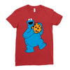 Cookie Monster Ladies Fitted T-Shirt