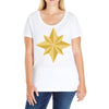 captain marvel 2 Ladies Curvy T-Shirt
