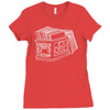 crate of records Ladies Fitted T-Shirt