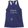 Muggle On Board Navy Racerback Tank