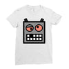 robot funny Ladies Fitted T-Shirt