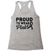 Proud To Wear Pink Racerback Tank