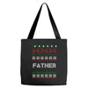 ugly christmas father Tote Bags