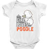 This Girl Loves Poodle Baby Onesie