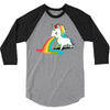 where rainbows come from (green) 3/4 Sleeve Shirt