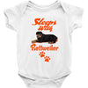 Sleeps With Rottweiler Baby Onesie