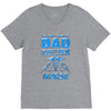 proud dad nurse V-Neck Tee