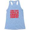 i only date people Racerback Tank