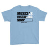 muscles installing Youth Tee