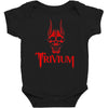 screaming skull Baby Bodysuit