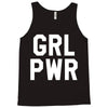 girl power white logo Tank Top