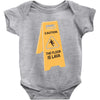 the floor is lava Baby Onesie