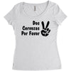 dos cervezas por favor Women's Triblend Scoop T-shirt