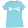 rockabilly logo Ladies Fitted T-Shirt