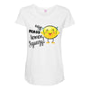 Easy Peasy Lemon Sgueezy Maternity Scoop Neck T-shirt