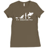 poker ~ fish to shark evolution ~ mens funny poker Ladies Fitted T-Shirt