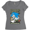 anti dauphin violeurs Women's Triblend Scoop T-shirt