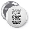 My Papa is Totally My Most Favorite Guy Of All Time Pin-back button