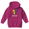 Love is Love Heart Youth Hoodie