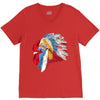 chief many feathers V-Neck Tee