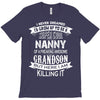 Super Cool Nanny Of A Freaking Awesome Grandson T-Shirt
