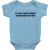 clients think i'm working web site Baby Bodysuit