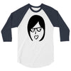 crazy girl 3/4 Sleeve Shirt