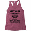 Super May Girl Racerback Tank