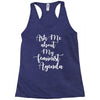 Women, love, Rights, Feminism, Feminist, Female, Funny, Woman, Girl Po Racerback Tank