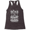There's This Girl Who Kinda Stole My Heart Grandpa Racerback Tank