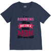running mom V-Neck Tee