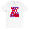 star spangled hammered T-Shirt