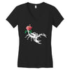 scorpio rose Women's V-Neck T-Shirt