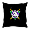 mighty donnie Throw Pillow