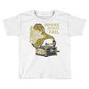 where words fail music speaks Toddler T-shirt