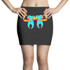 high tooths with joint Mini Skirts