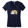 crazy cat lady Women's V-Neck T-Shirt