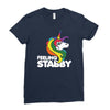 feeling stabby Ladies Fitted T-Shirt