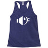 bass speaker Racerback Tank