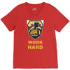 work hard V-Neck Tee