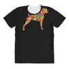boxer flower All Over Women's T-shirt