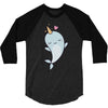 cute kawaii narwhals are cute 3/4 Sleeve Shirt