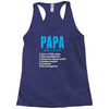 Papa Noun Definition Racerback Tank