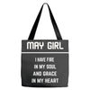 May Girl Tote Bags