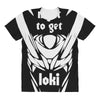 'i'm up all night to get loki' thor  avengers tom hiddleston funny All Over Women's T-shirt