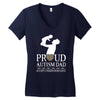 proud Autism dad Women's V-Neck T-Shirt