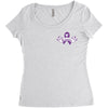 pancreatic cancer survivor pocket Women's Triblend Scoop T-shirt
