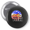 vote for pizza Pin-back button