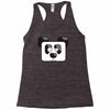 panda pixel Racerback Tank