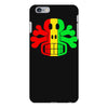 rasta skull and crossbones reggae dub club rave iPhone 6 Plus/6S Plus Case
